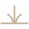 Ekena Millwork Richland Smooth Timber Gable Bracket, Douglas Fir, 96"W x 64"H x 1 1/2"D x 5 1/2"F, 16/12 Pitch GBW096X64X0206RIC00SDF - alternate 1